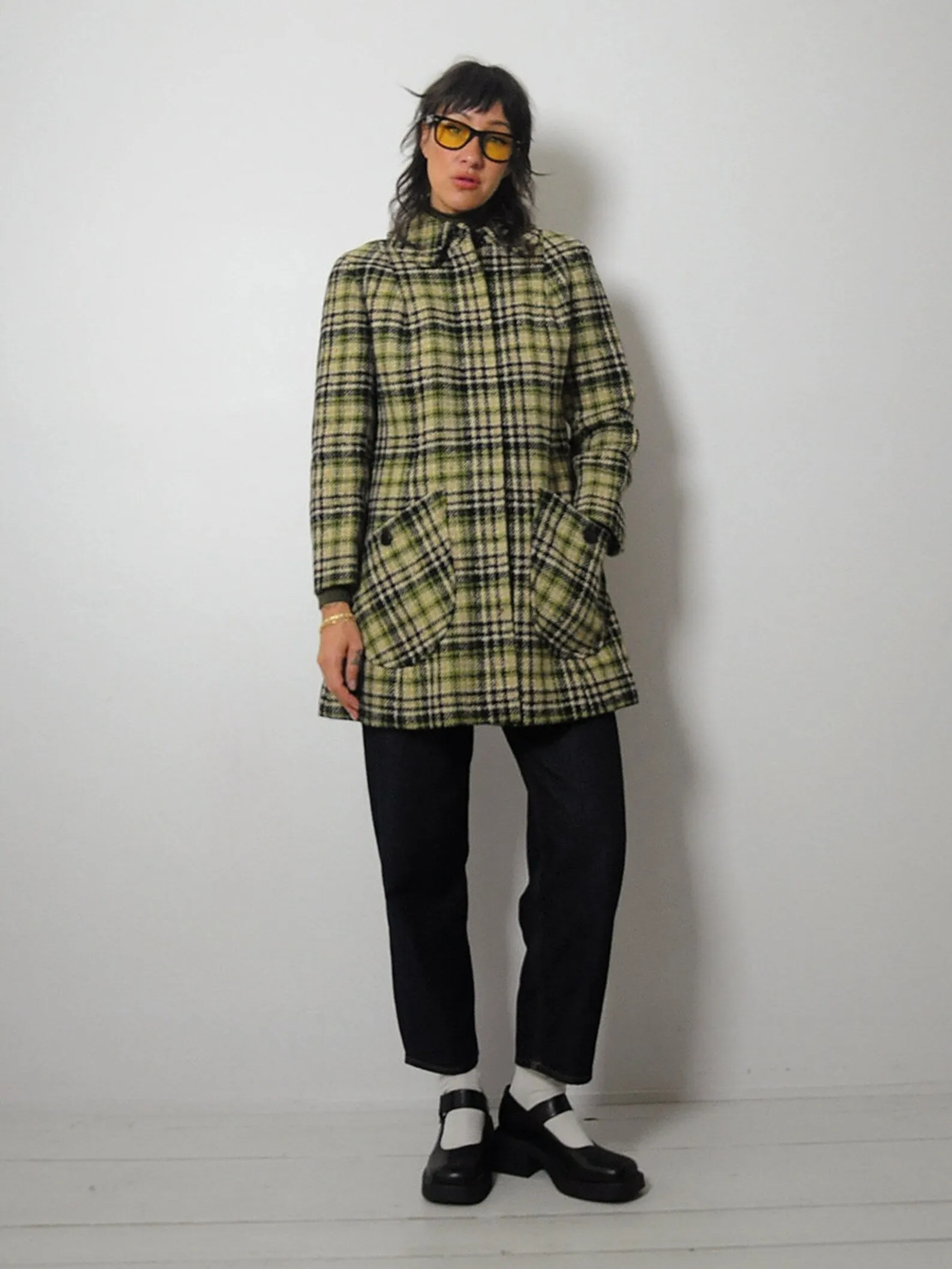 1960's Pendleton Tartan Wool Coat
