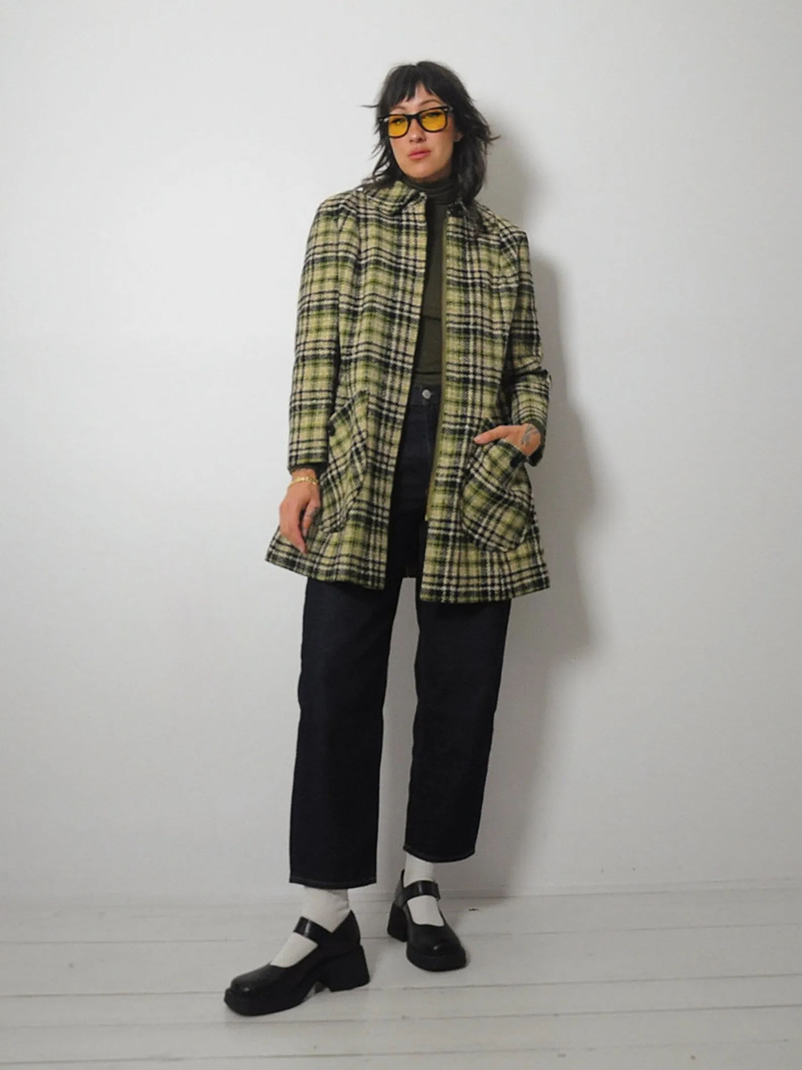 1960's Pendleton Tartan Wool Coat