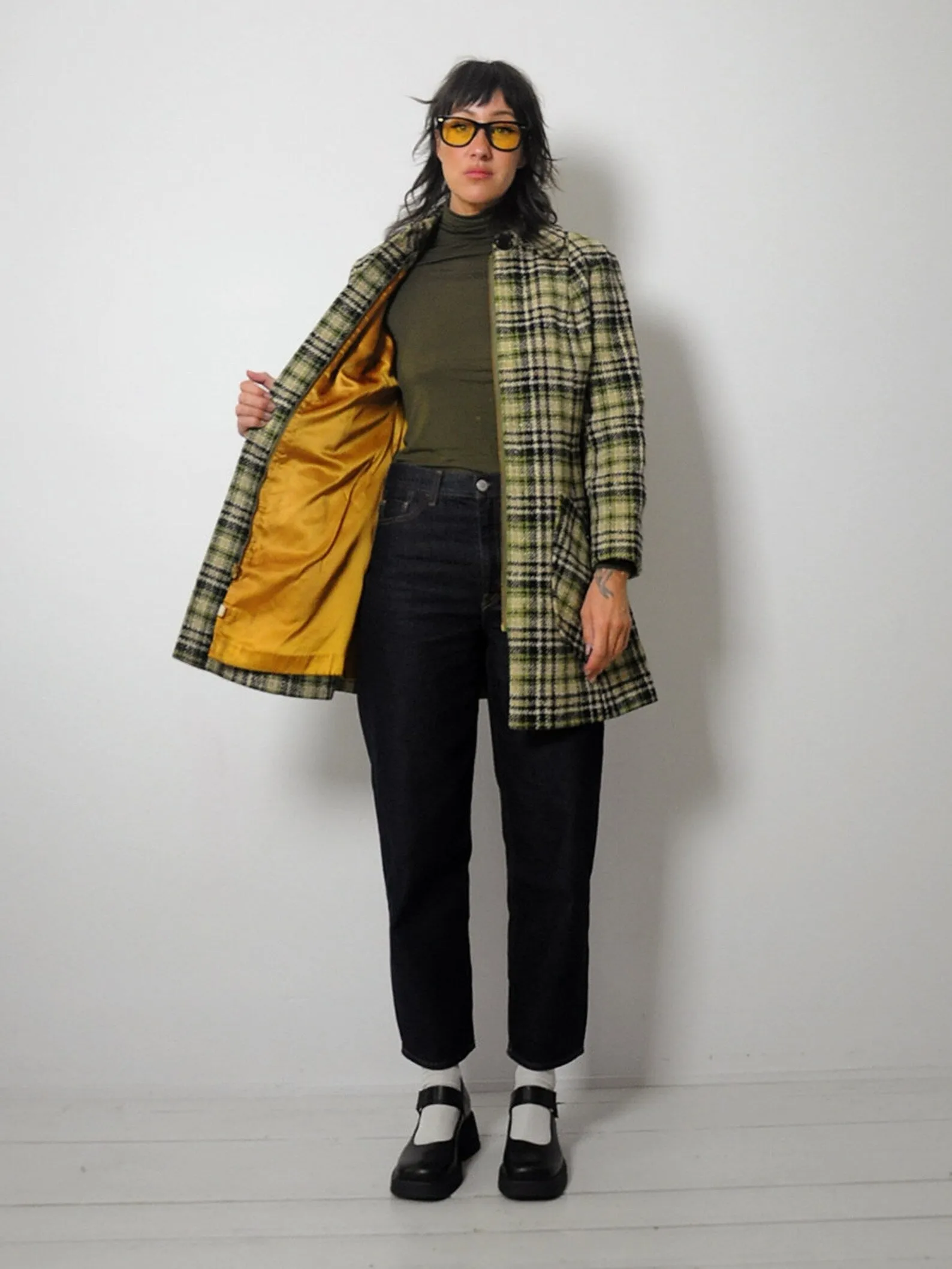 1960's Pendleton Tartan Wool Coat