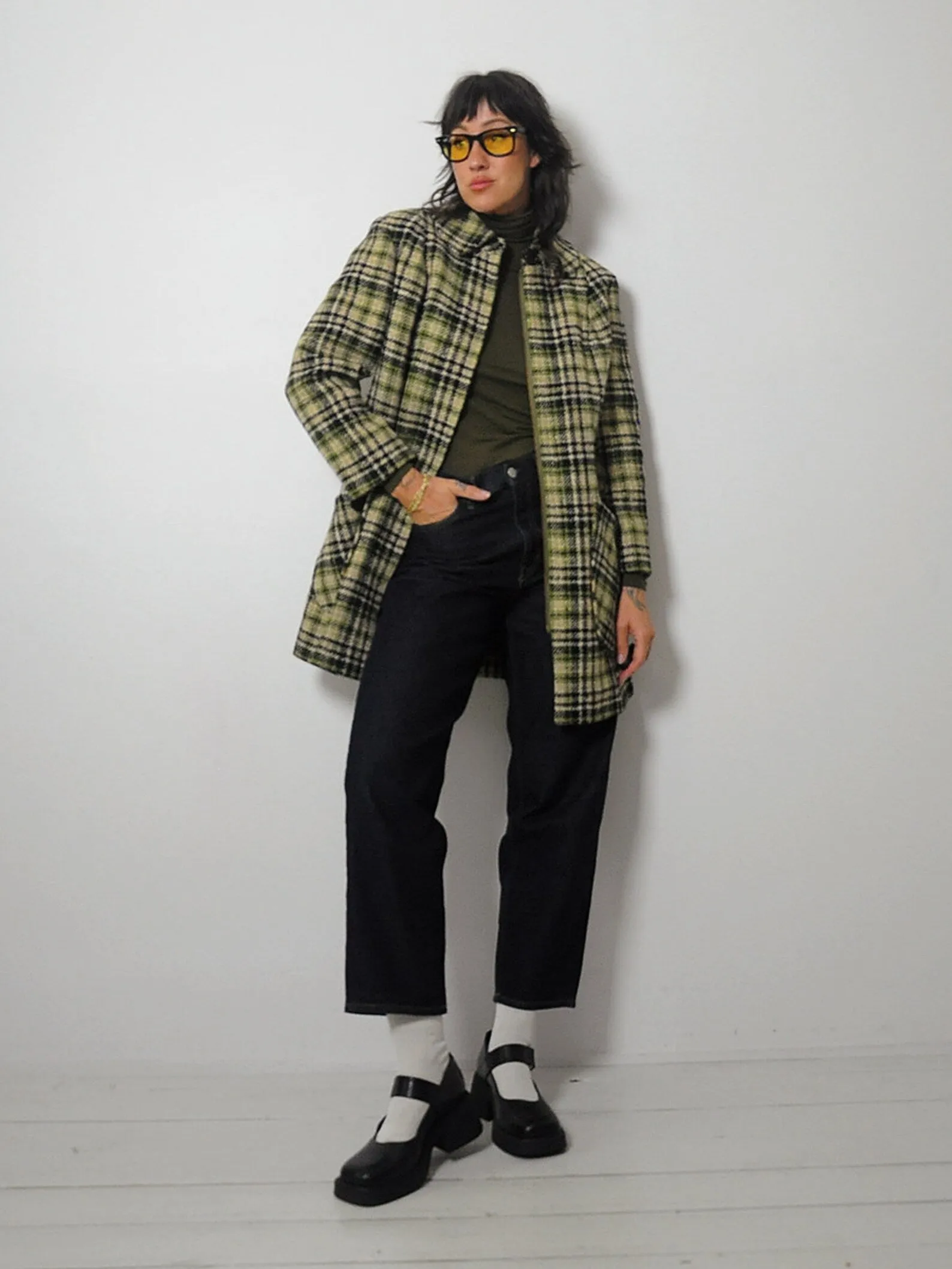1960's Pendleton Tartan Wool Coat
