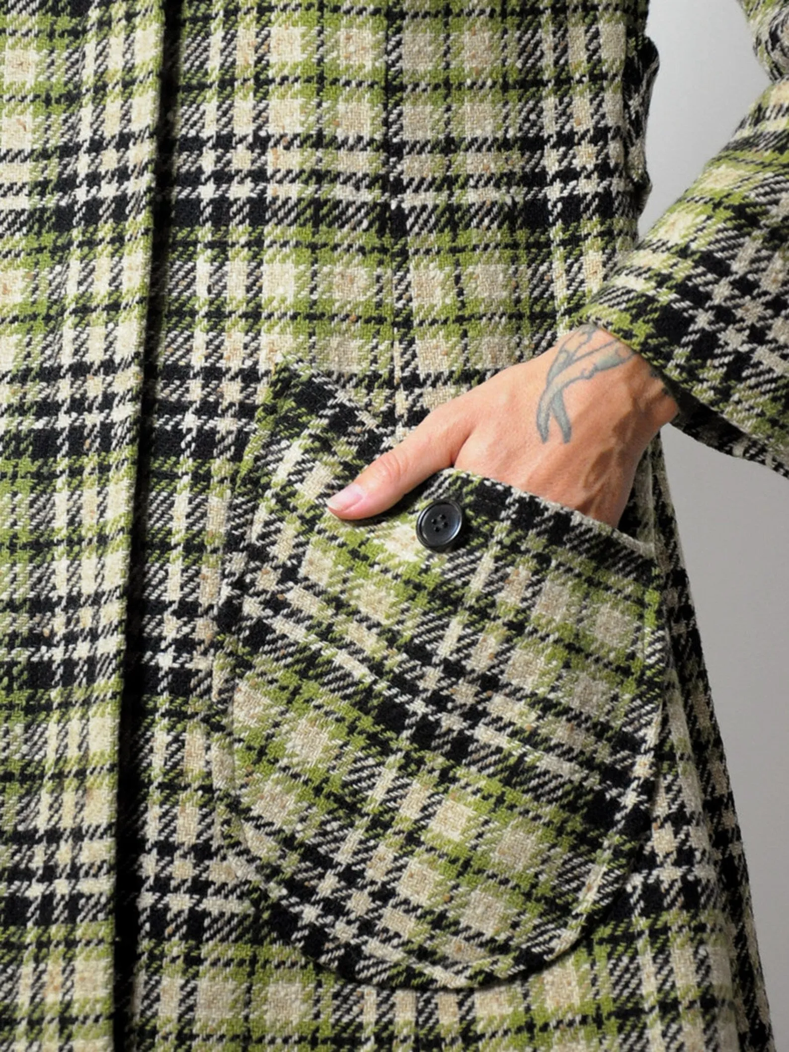 1960's Pendleton Tartan Wool Coat