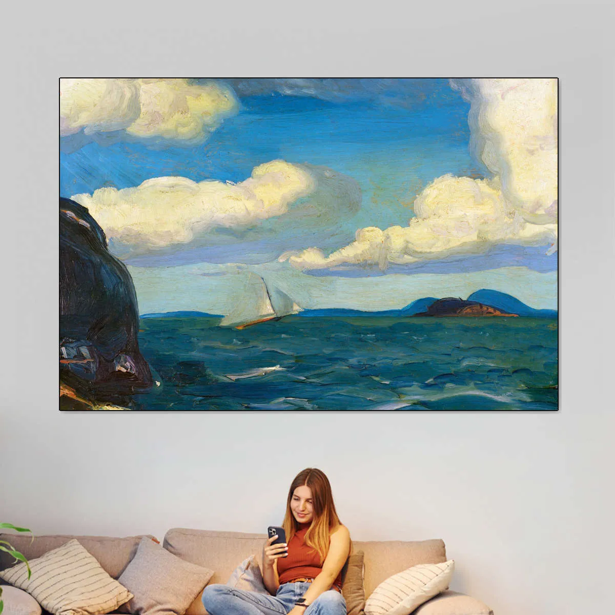 A Fresh Breeze 1916 Wall Art