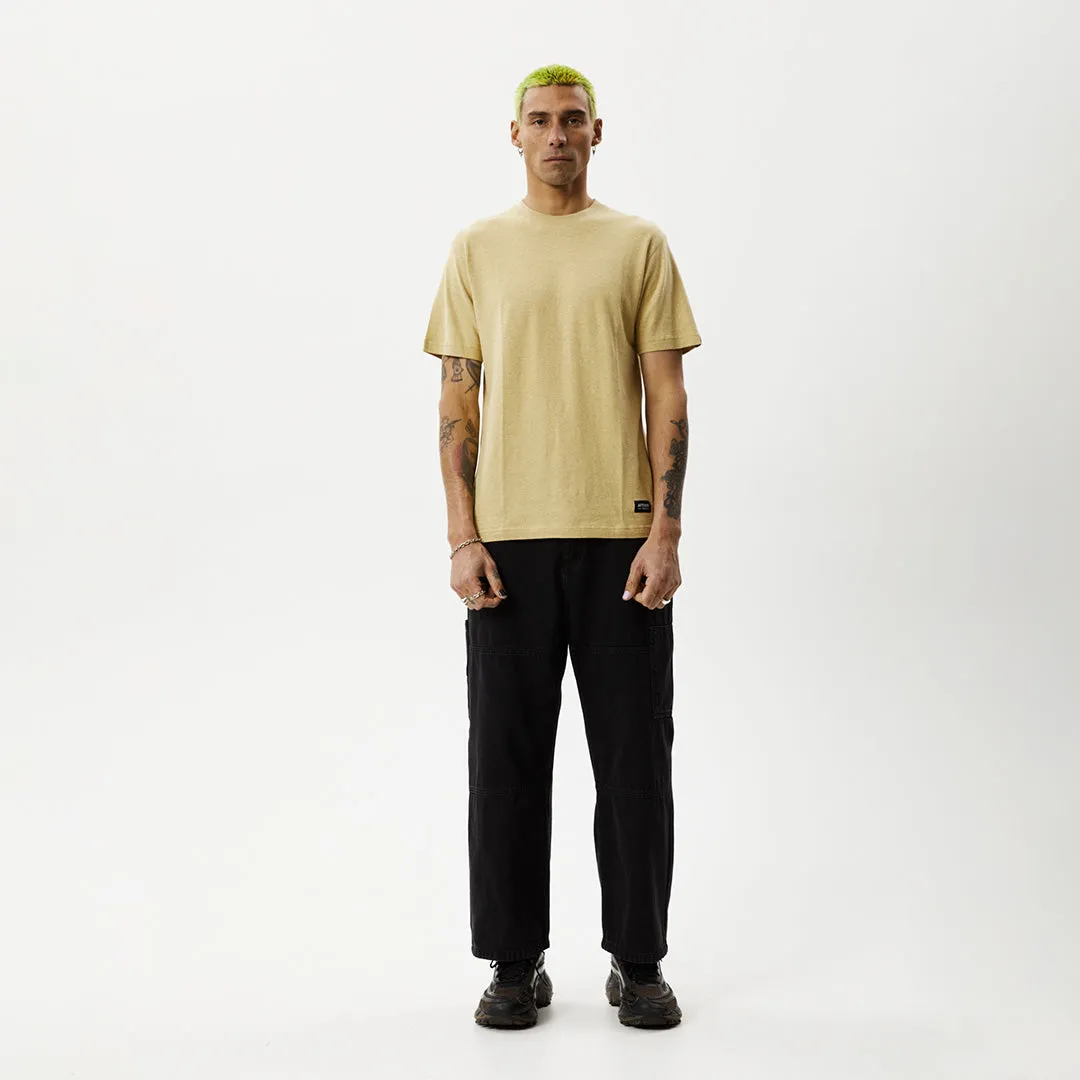 AFENDS Mens Classic - Retro Fit Tee - Camel