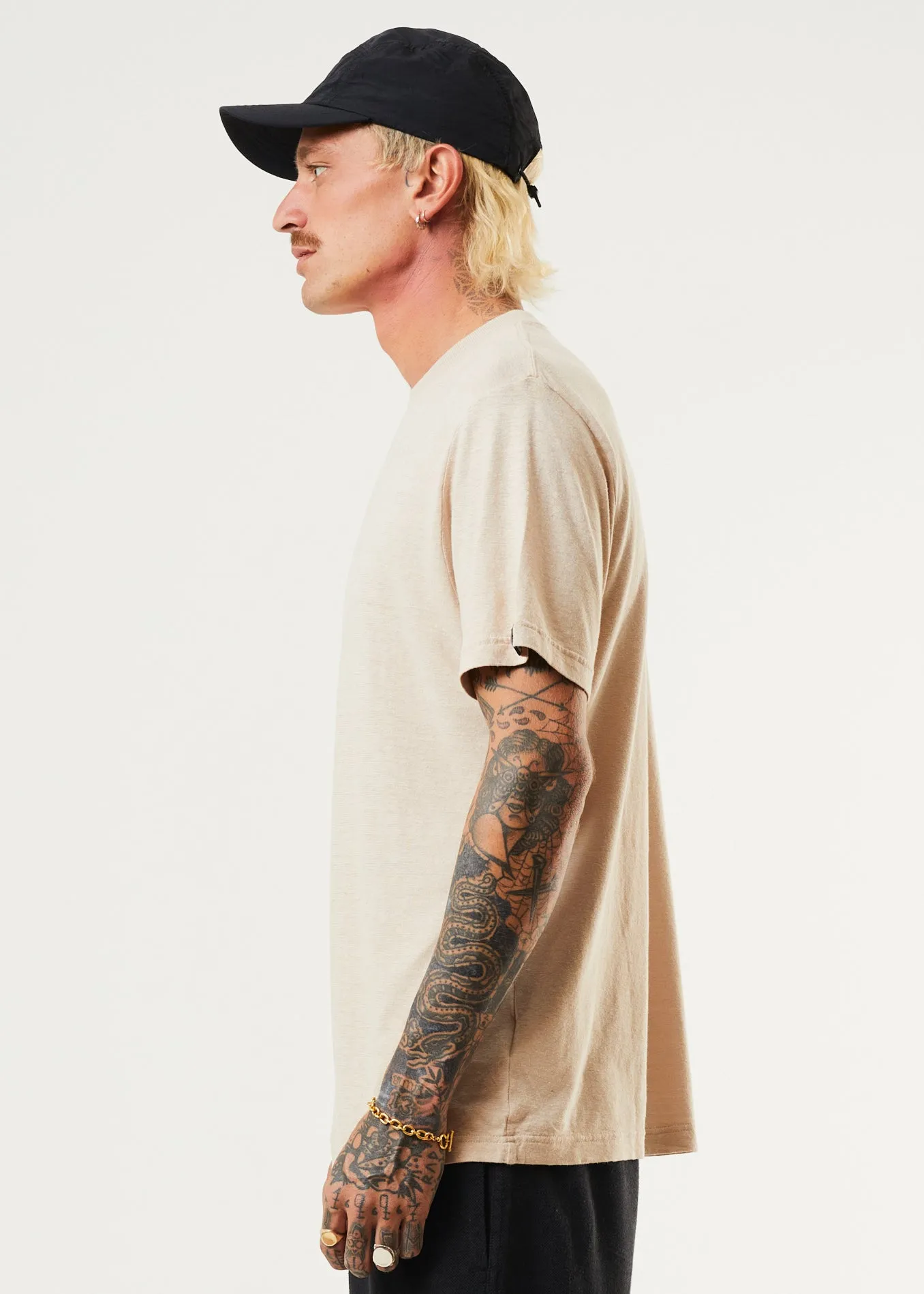 AFENDS Mens Classic - Retro Tee - Bone