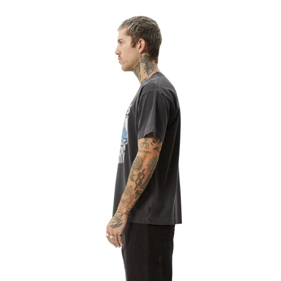Afends Return Boxy T-Shirt - Stone Black