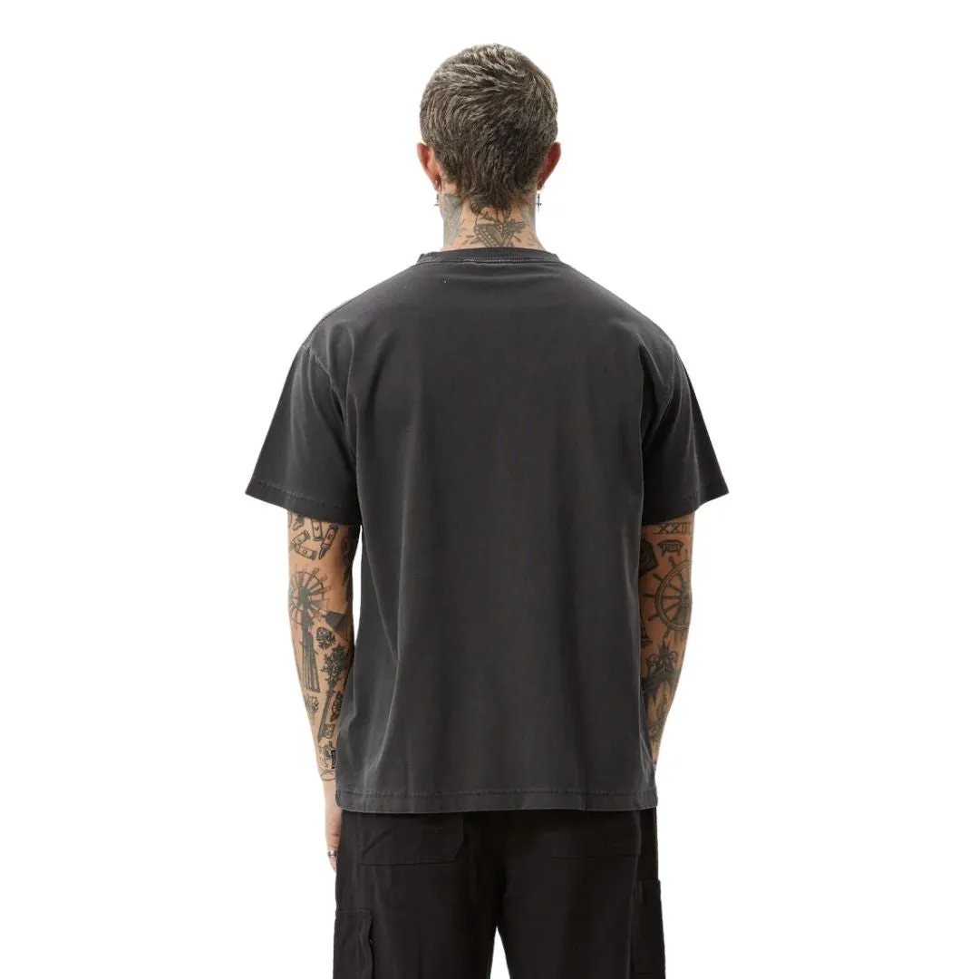 Afends Return Boxy T-Shirt - Stone Black