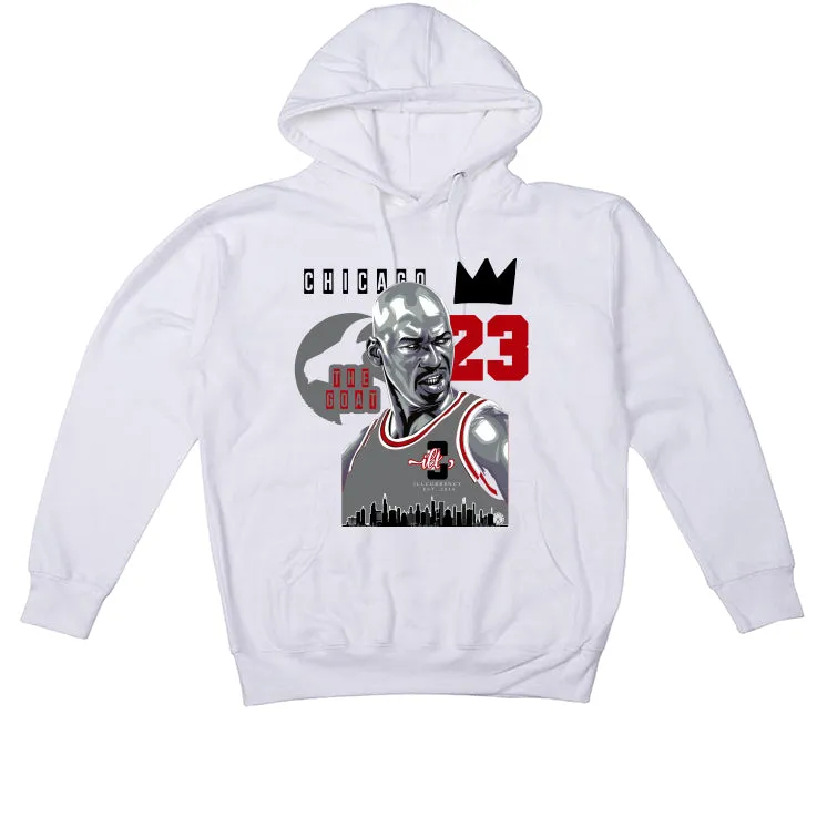 Air Jordan 3 White Cement Reimagined - White T-Shirt (The Goat)