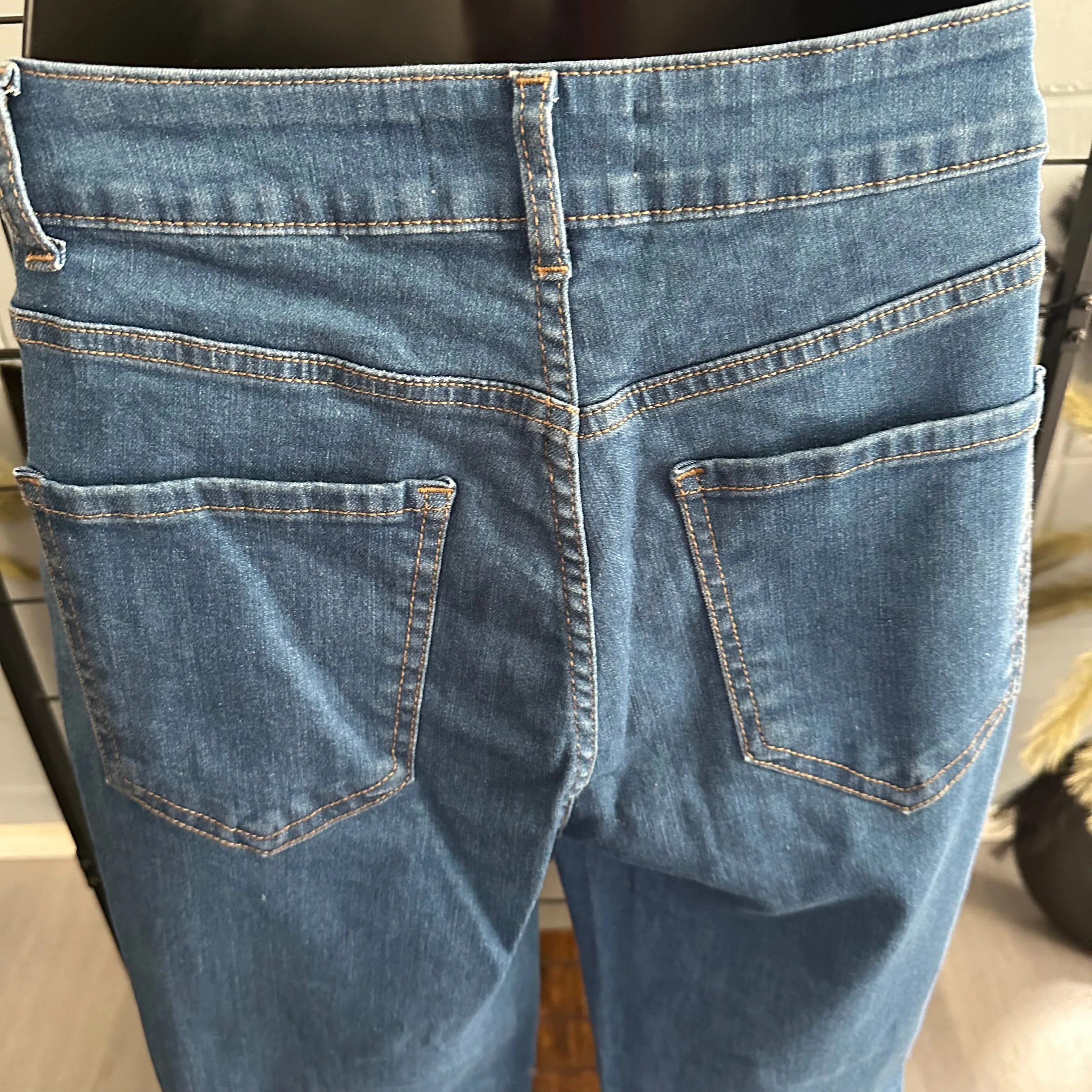 All Patched Up Color Block Light Wash & Medium Wash Skinny Tapered Denim Jeans