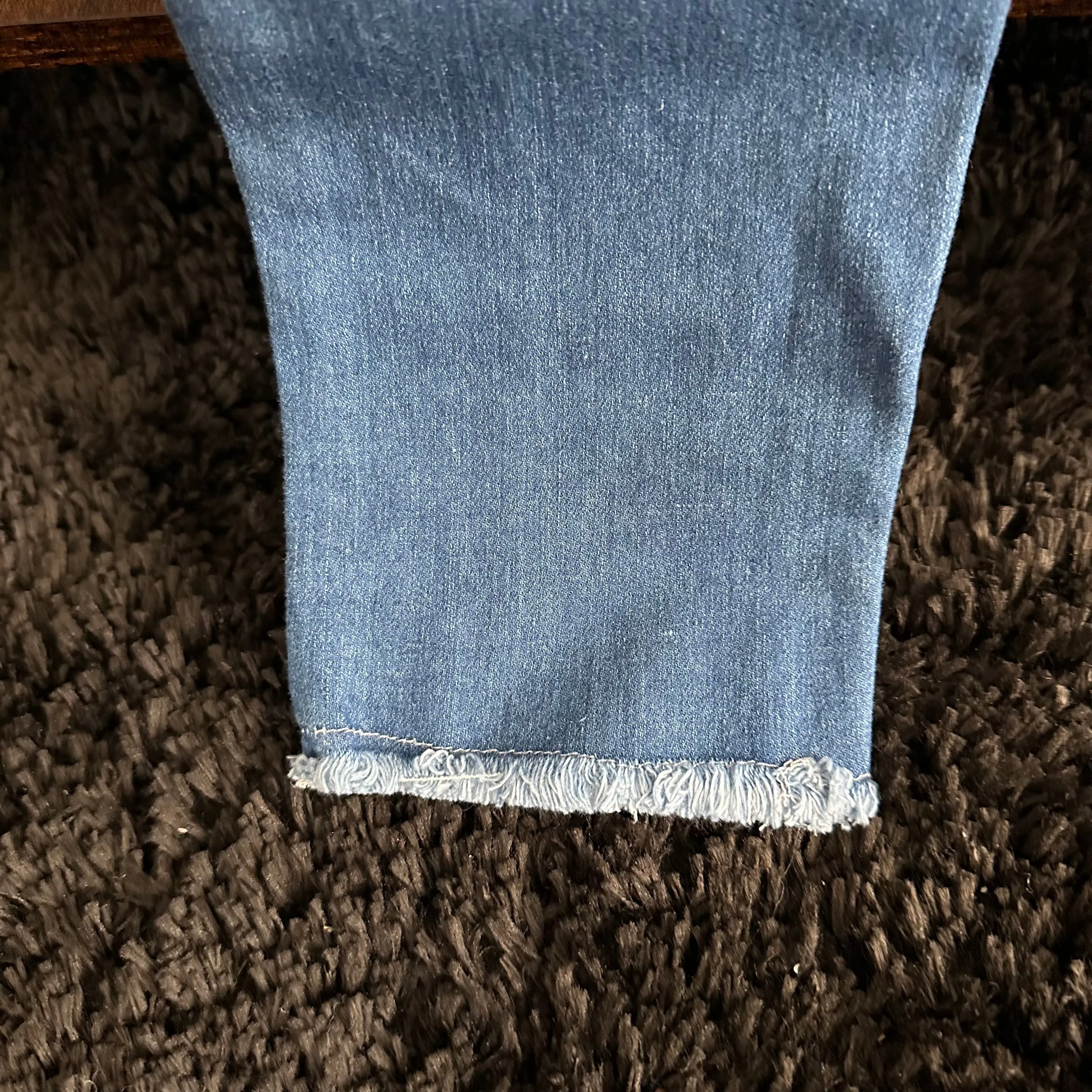 All Patched Up Color Block Light Wash & Medium Wash Skinny Tapered Denim Jeans