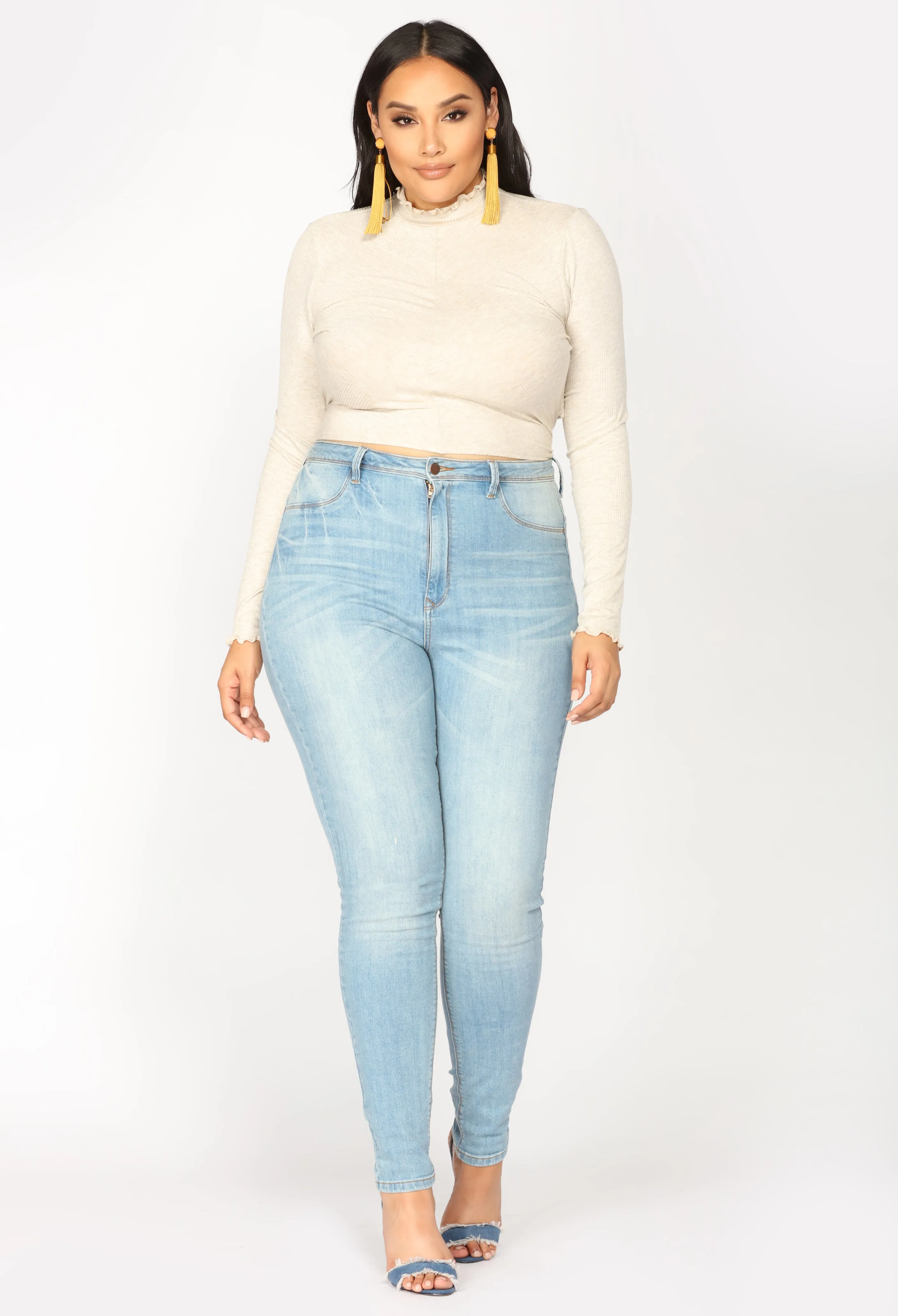 All Tied Up Fashion Top - Taupe