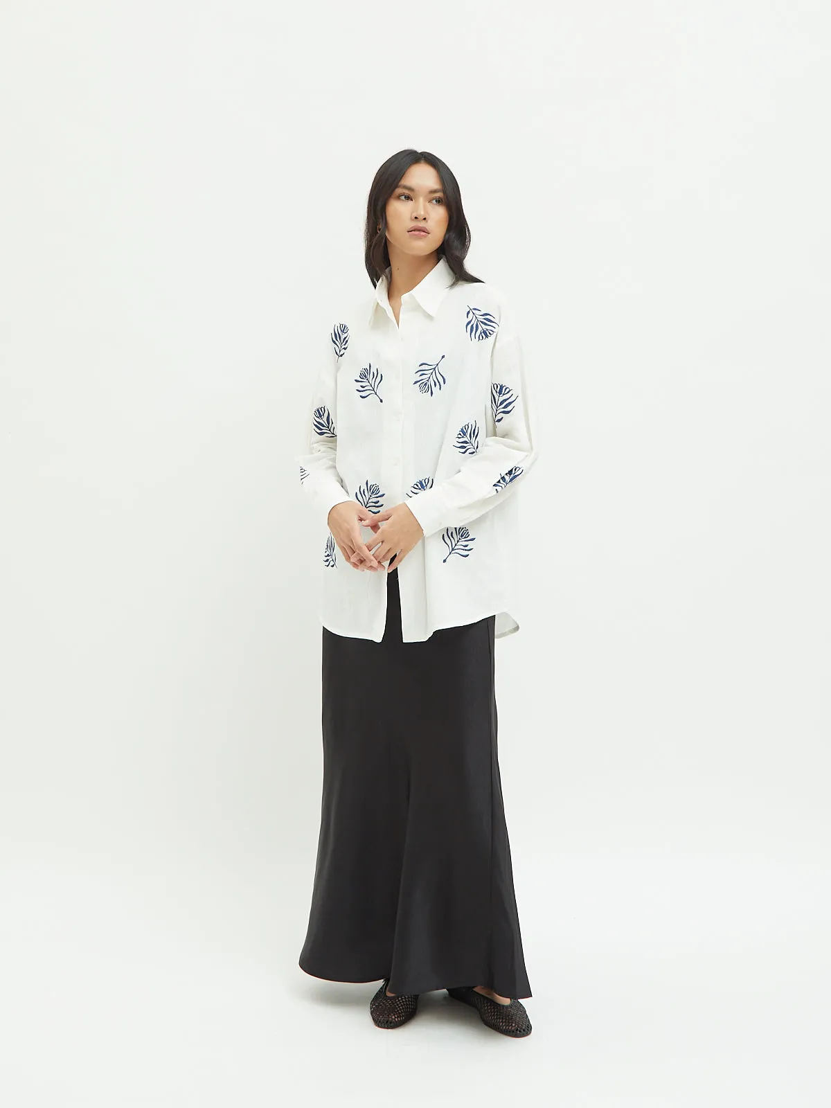 Aster Embroidery Shirt