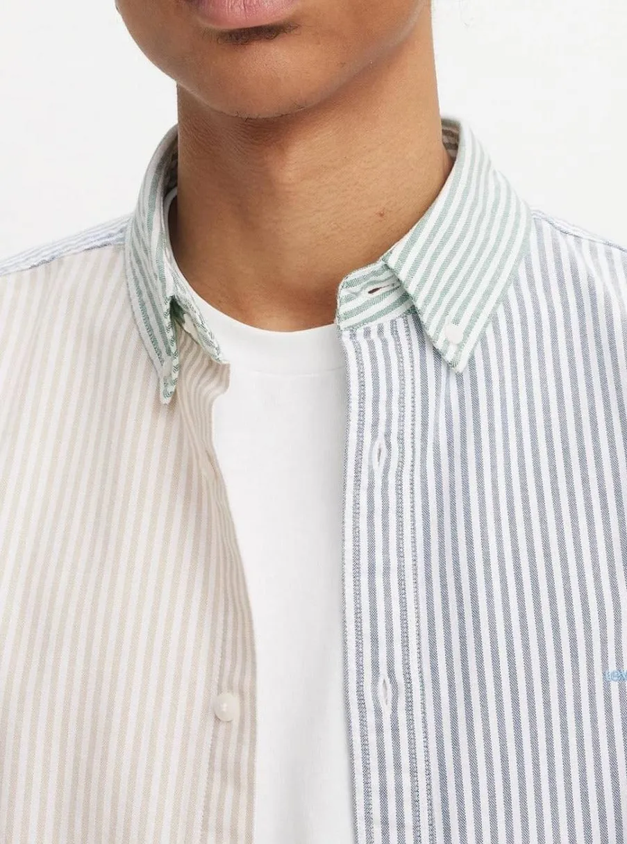AUTHENTIC BUTTON DOWN | WAYLON STRIPE SAFARI