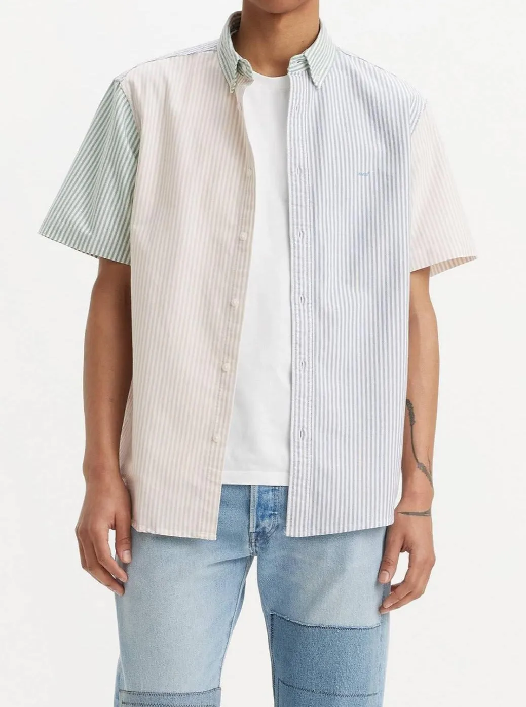 AUTHENTIC BUTTON DOWN | WAYLON STRIPE SAFARI
