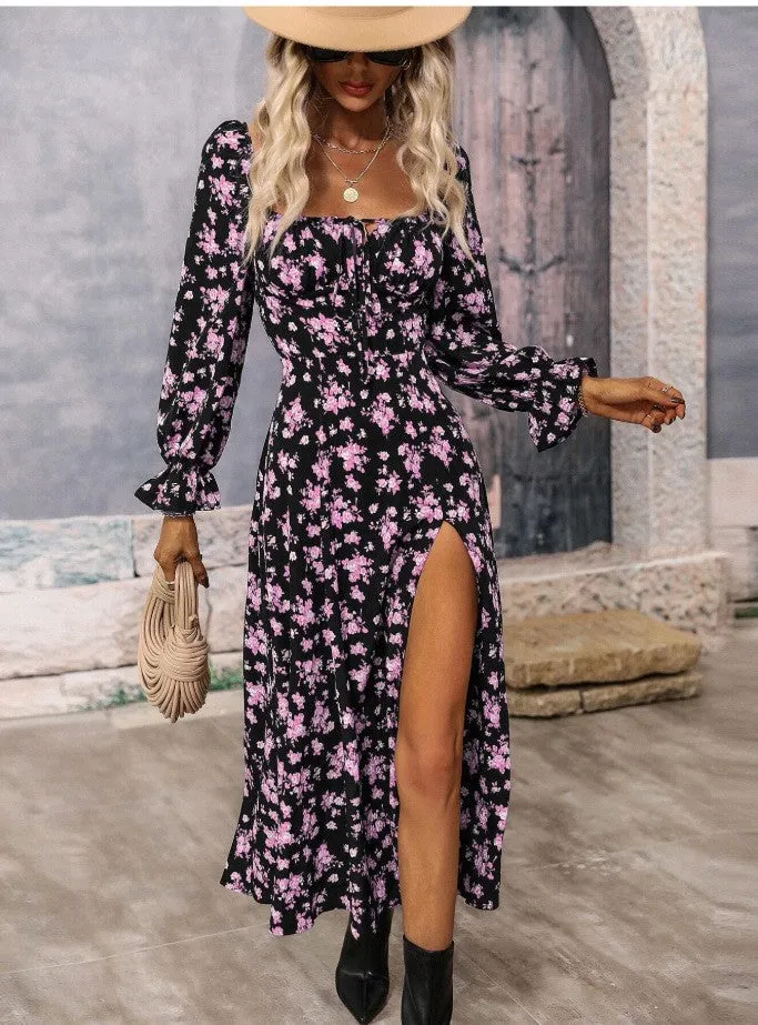 Bianca  Romantic Floral Midi Dress