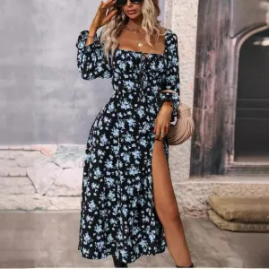 Bianca  Romantic Floral Midi Dress