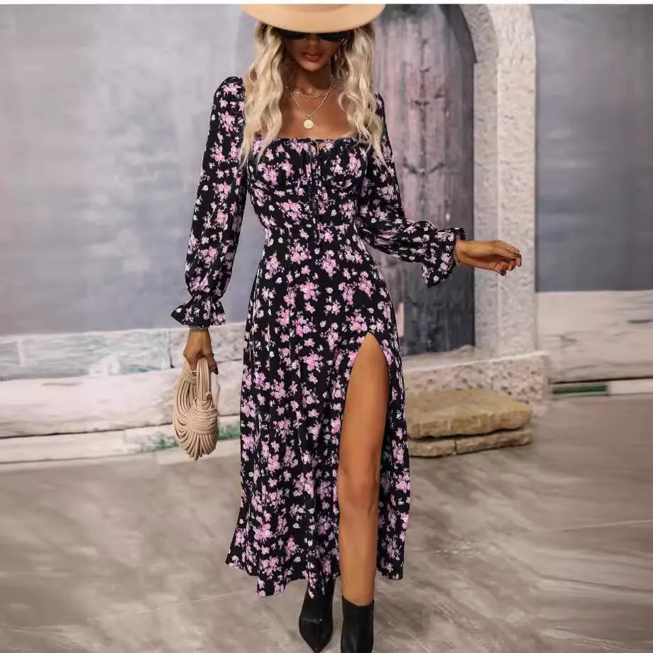 Bianca  Romantic Floral Midi Dress