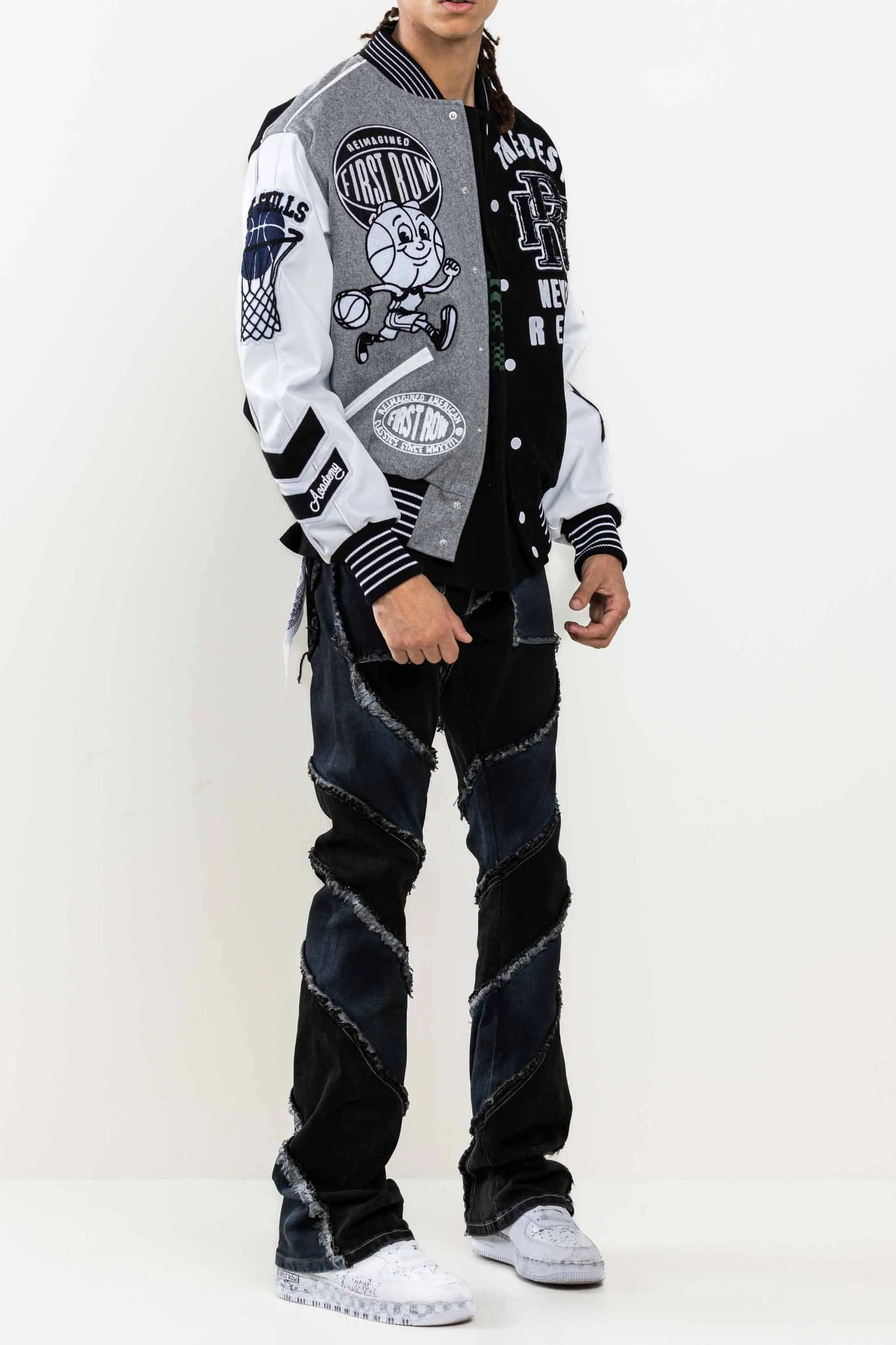 Black The Best Never Rest Championship Varsity Jacket