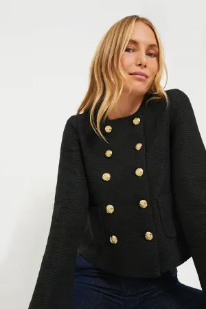 Black Tweed Marais Jacket