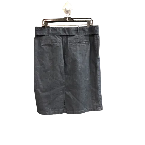 Blue Denim Skirt Midi Laura Scott, Size 12