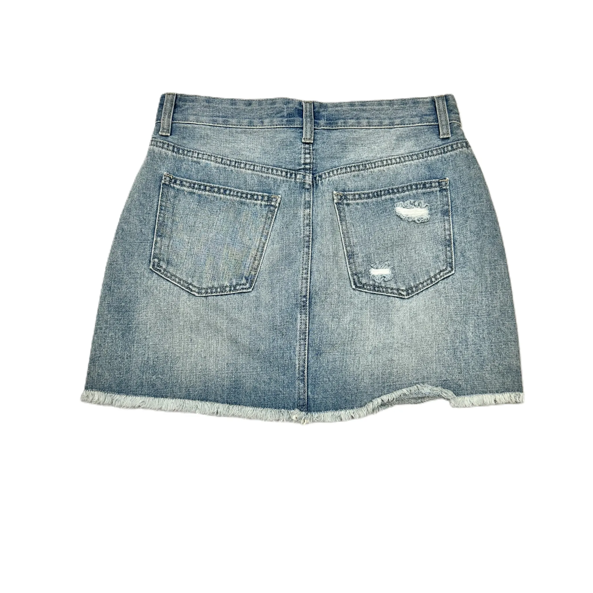 Blue Denim Skirt Mini & Short By Just Black, Size: S