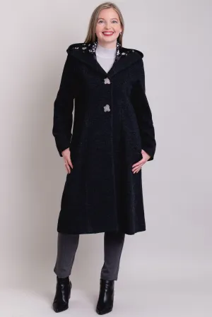 Britt Coat, Charcoal, Wool