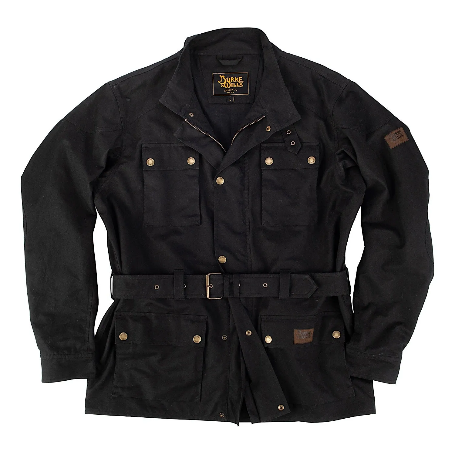 Burke & Wills Men's Biker Jacket - Black