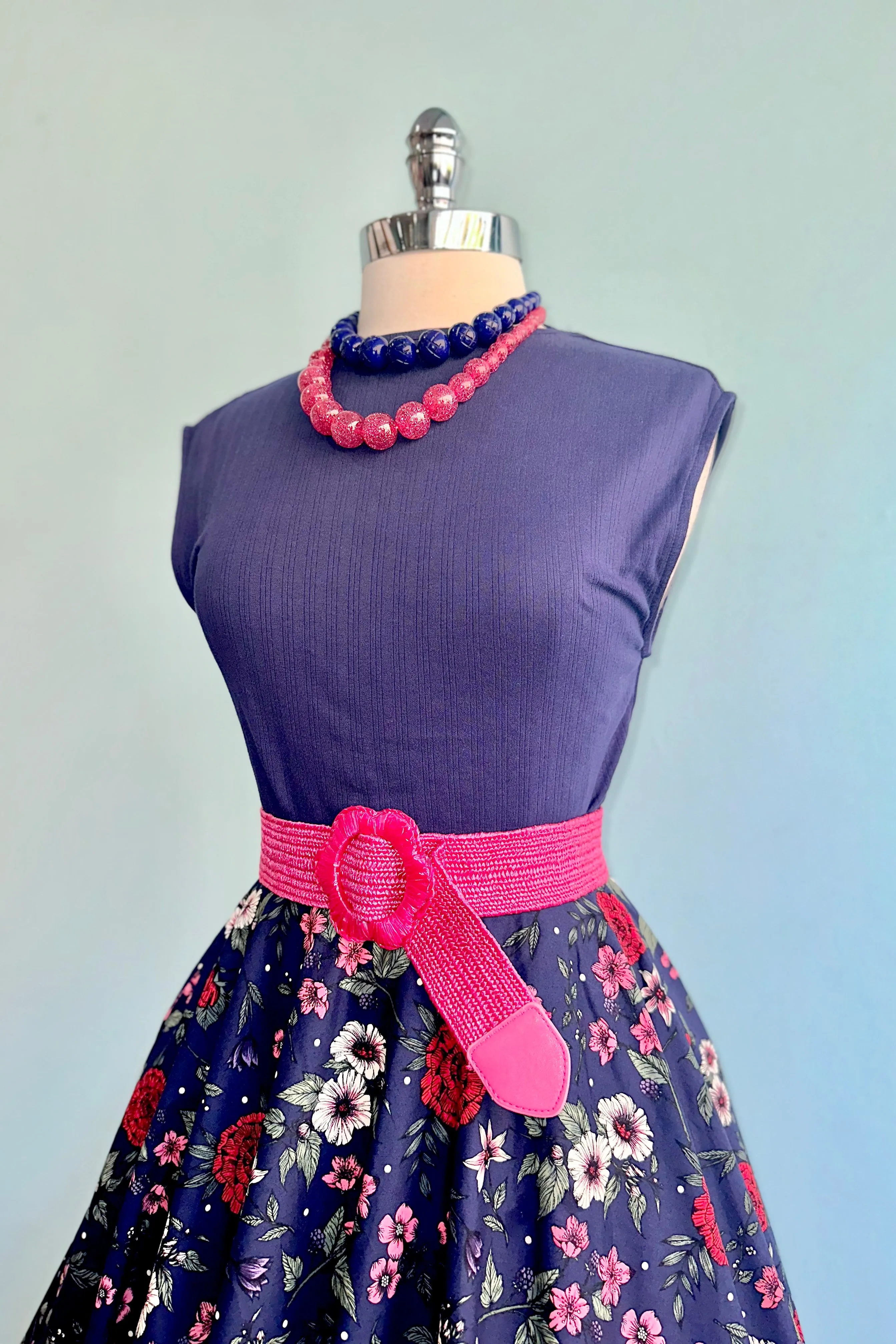 Camellia Circle Skirt by Hell Bunny
