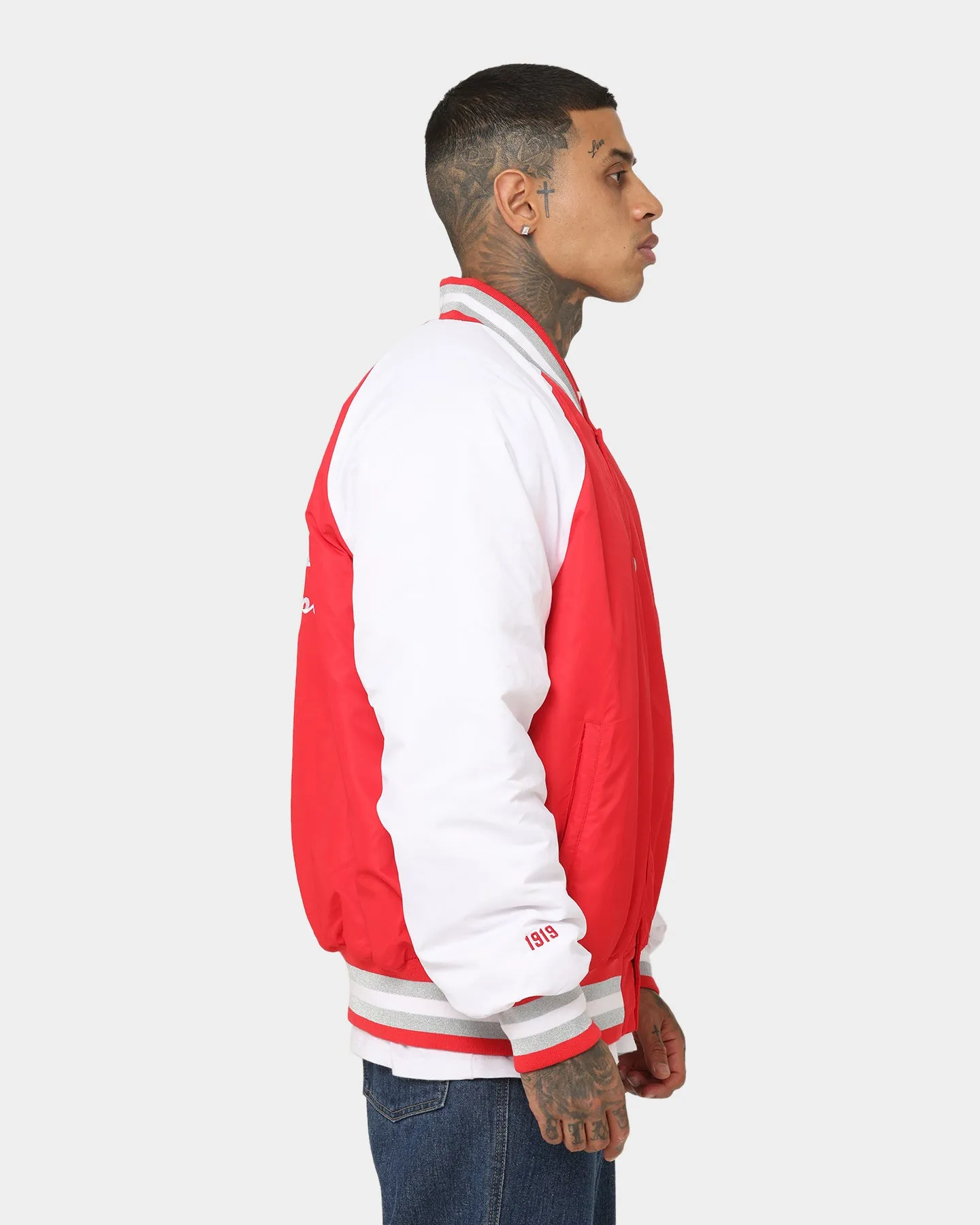 Champion Rebel USA Letterman Jacket Red Spark Csi
