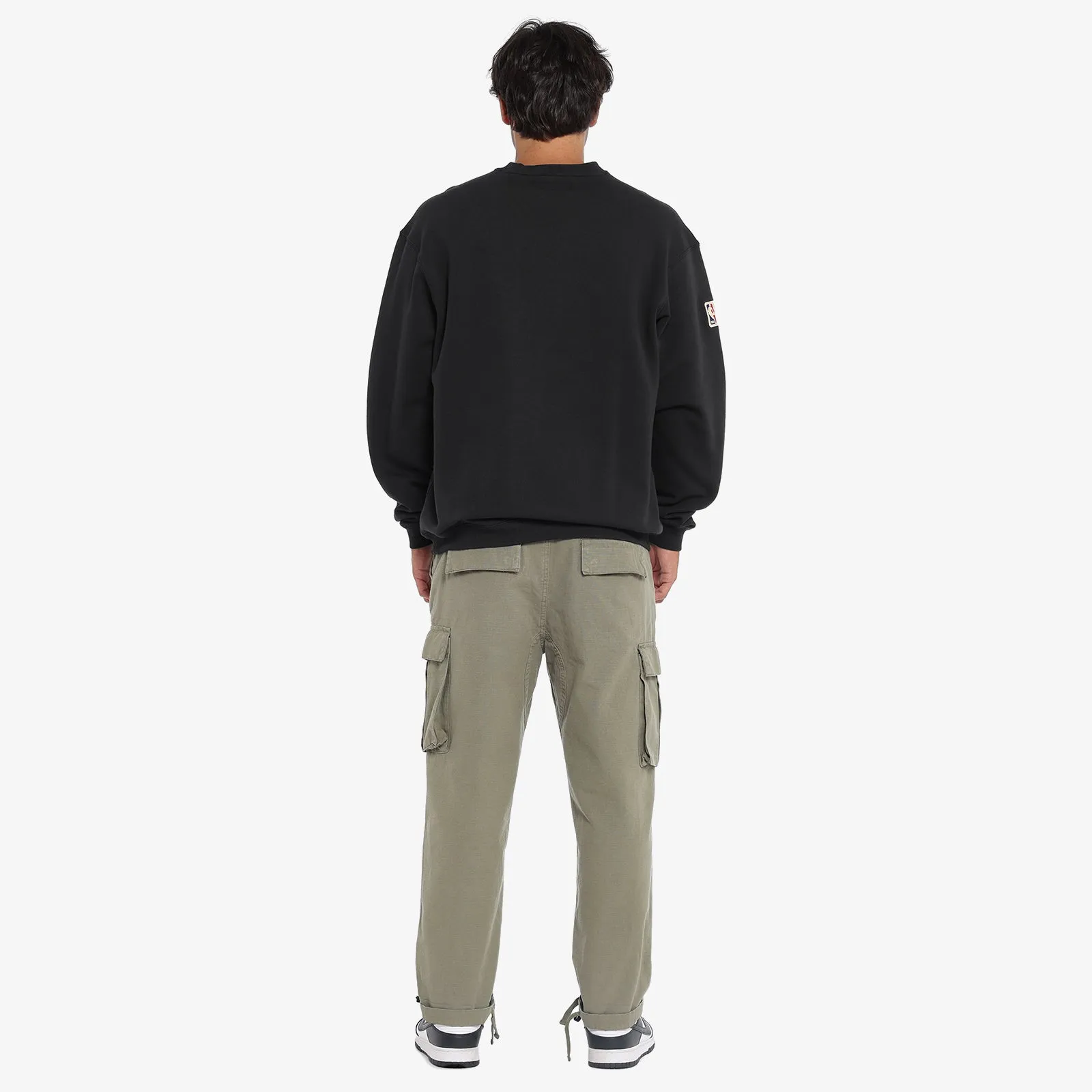Chicago Bulls Zone Crew Sweatshirt - Faded Black
