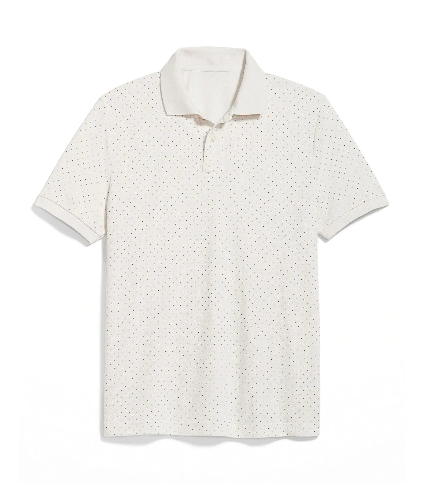 Classic Fit Pique Polo For Men Dots