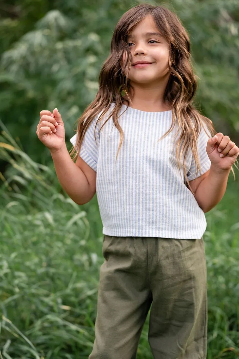 Day Shirt, Prairie Stripe