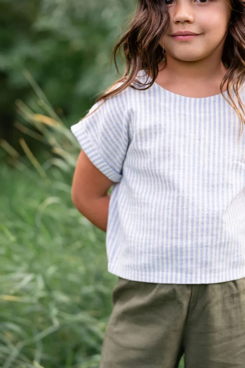 Day Shirt, Prairie Stripe