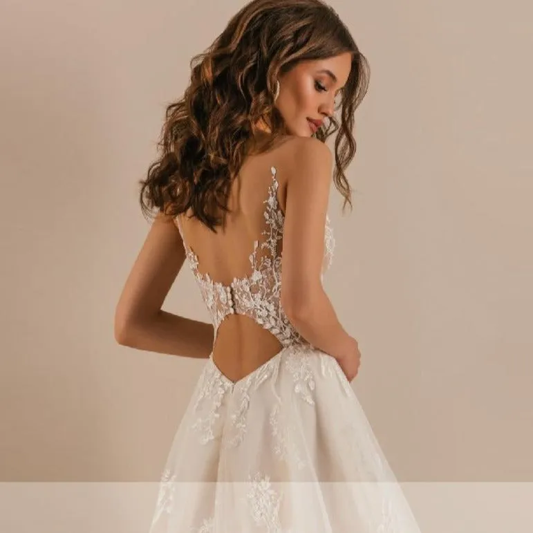 Deep V Tulle Temptation