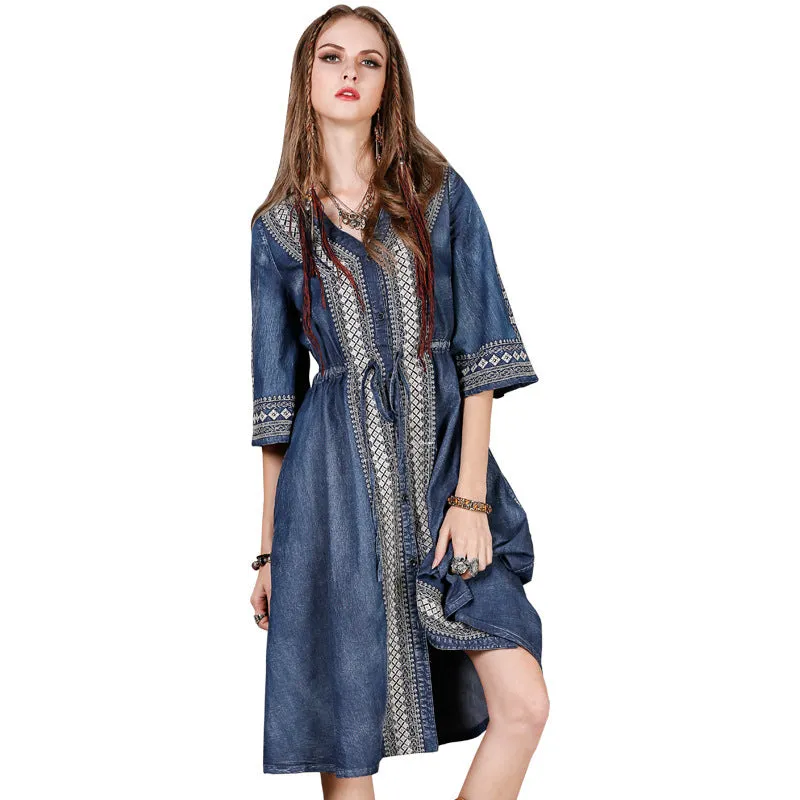 Denim skirt