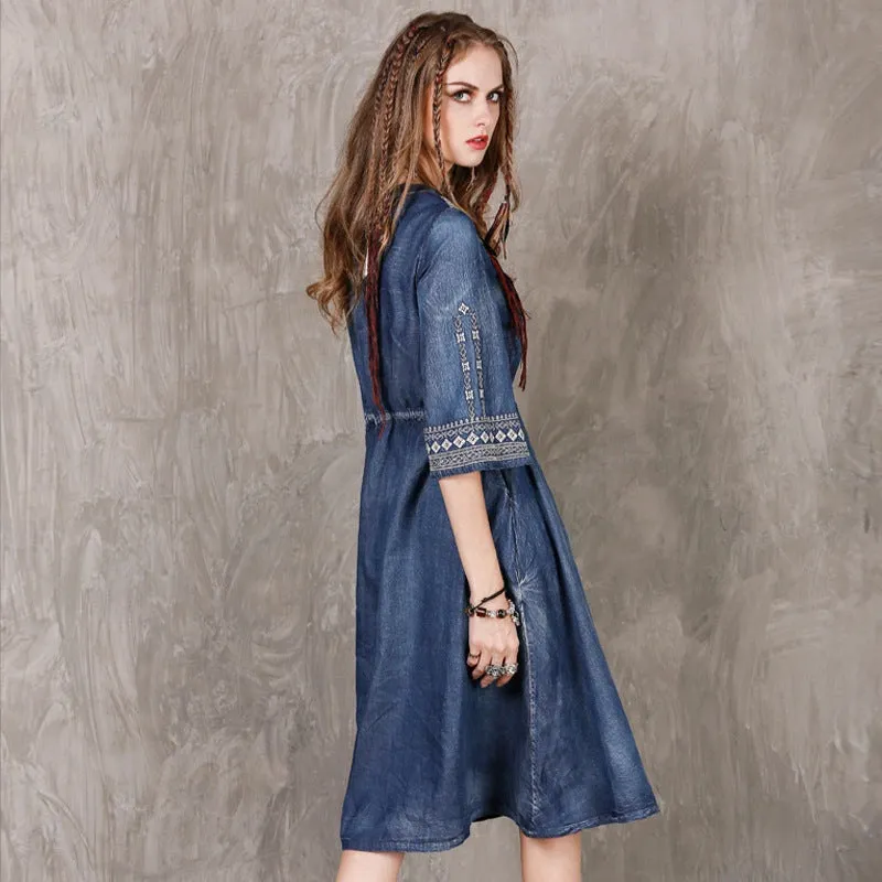 Denim skirt