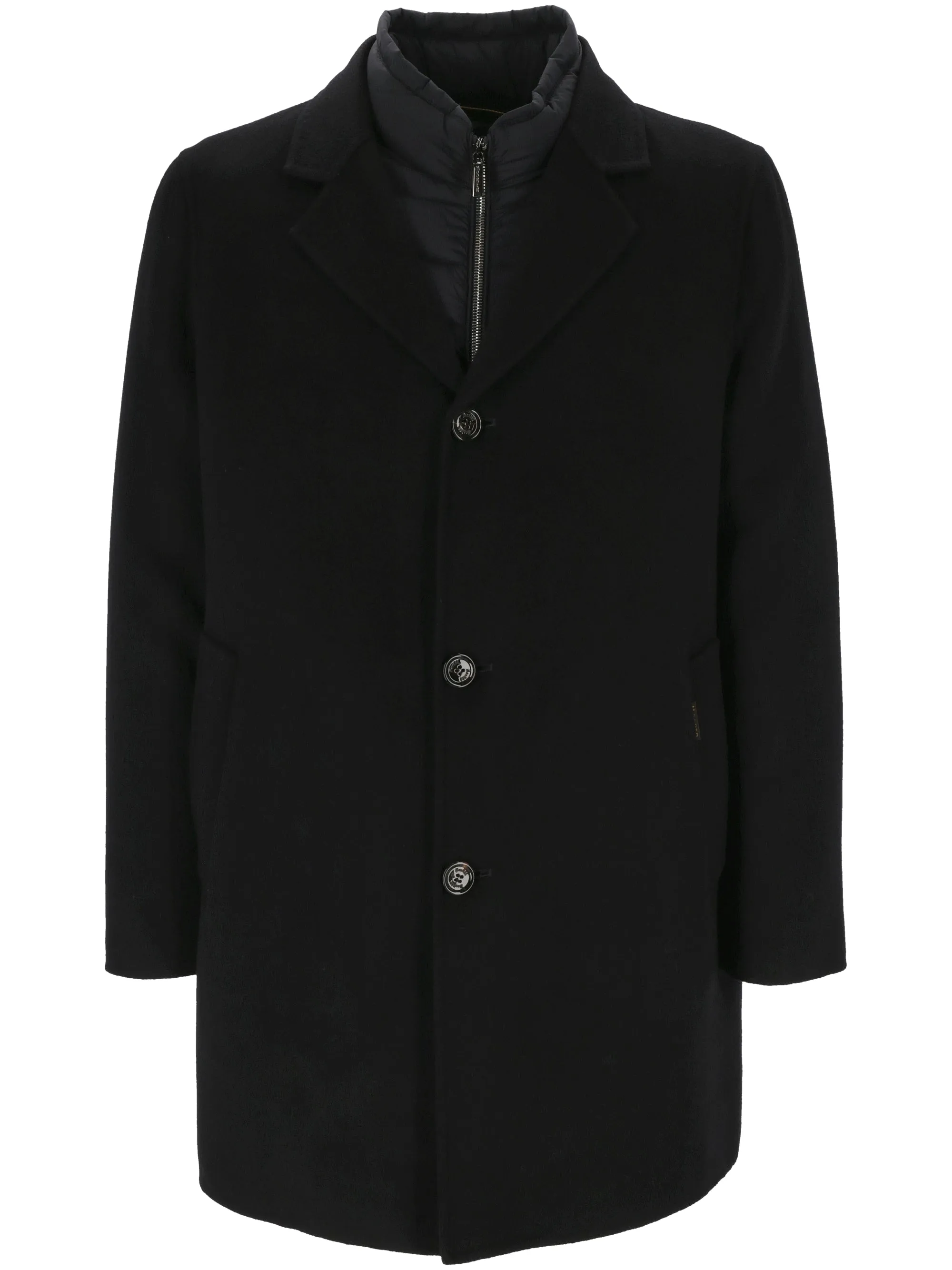 Elegant Blue Tailored Coat for Men