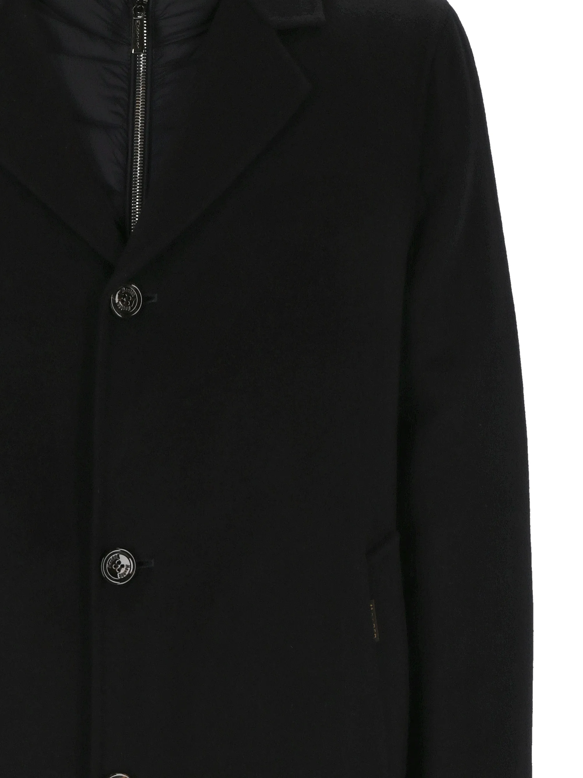 Elegant Blue Tailored Coat for Men