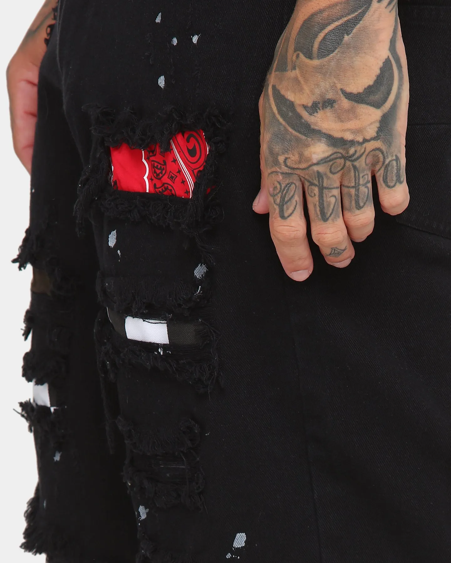 EN ES Apollo Raw Denim Shorts Washed Black