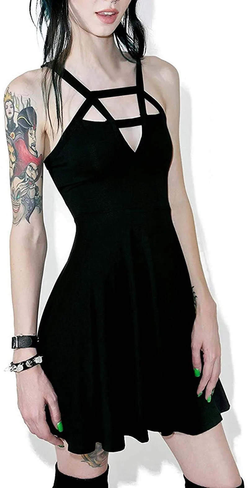 Fashion Dress Gothic Vintage Romantic Casual Dress for Women