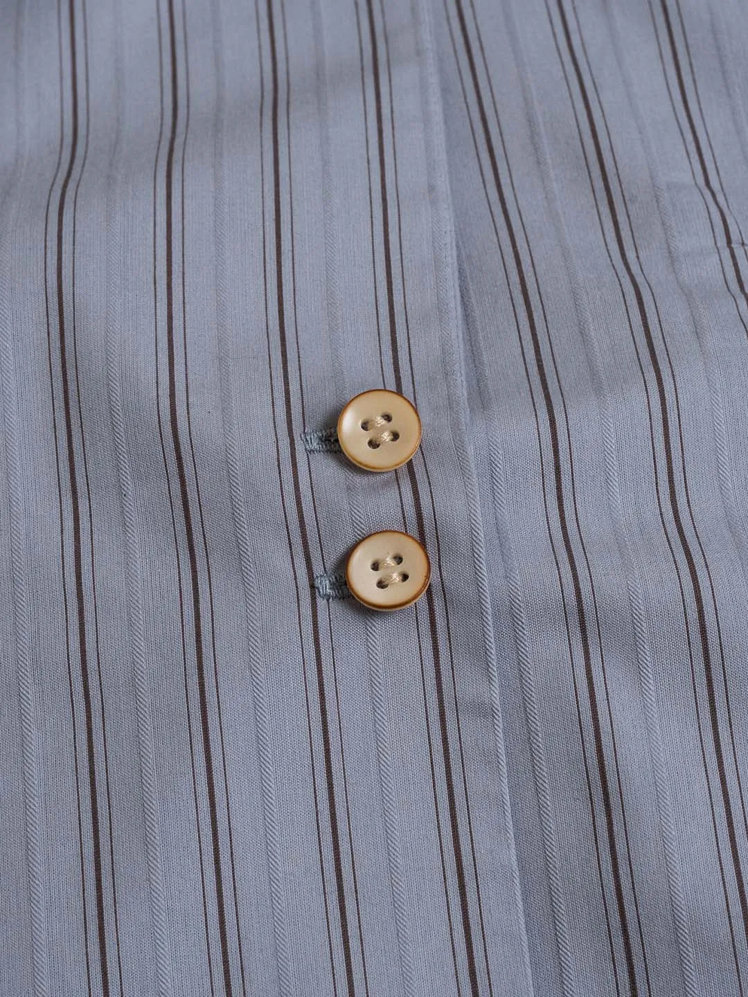 【Final Sale】Georgina Vintage Classic Suit Collar Striped Shirt