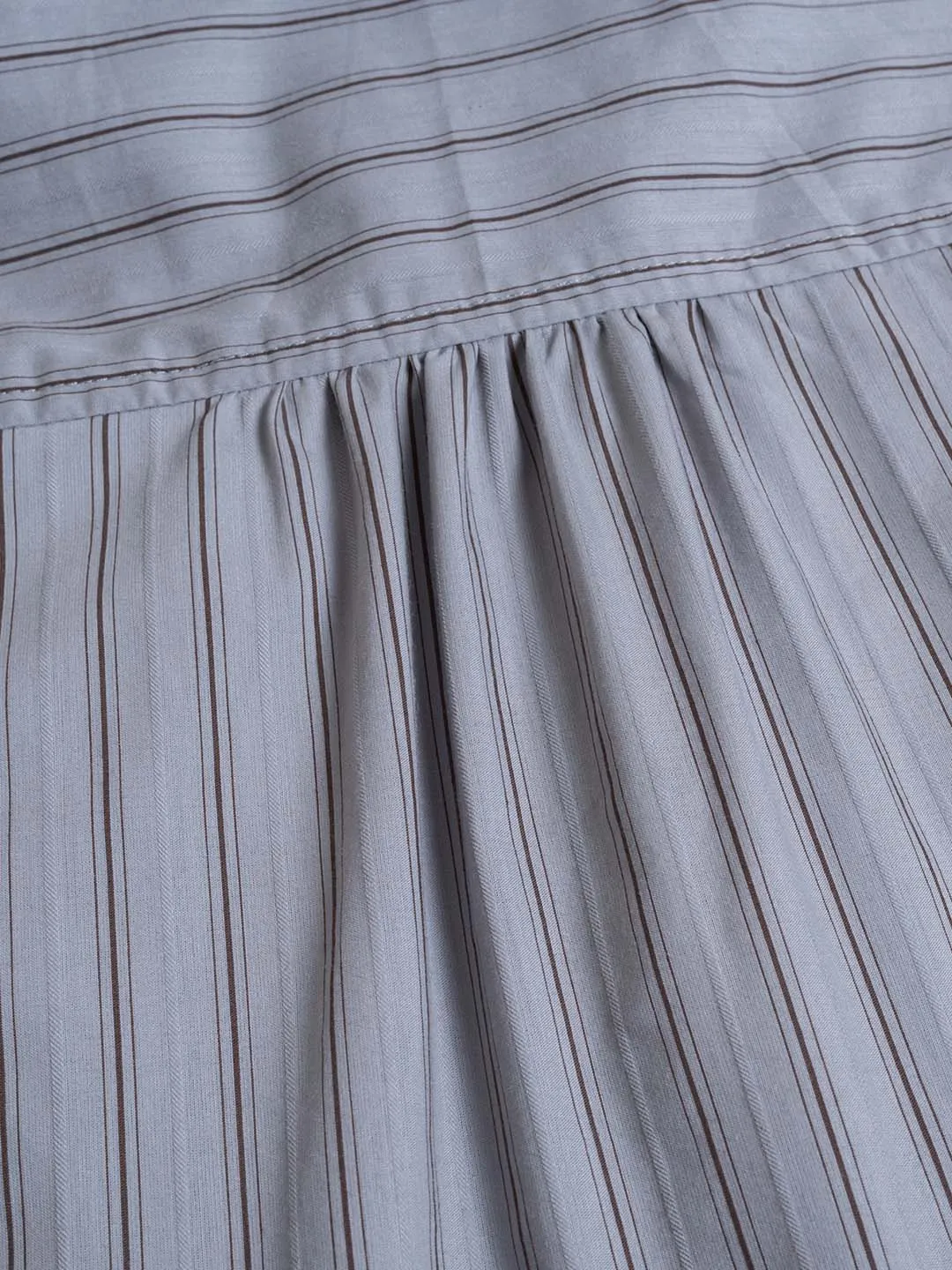 【Final Sale】Georgina Vintage Classic Suit Collar Striped Shirt