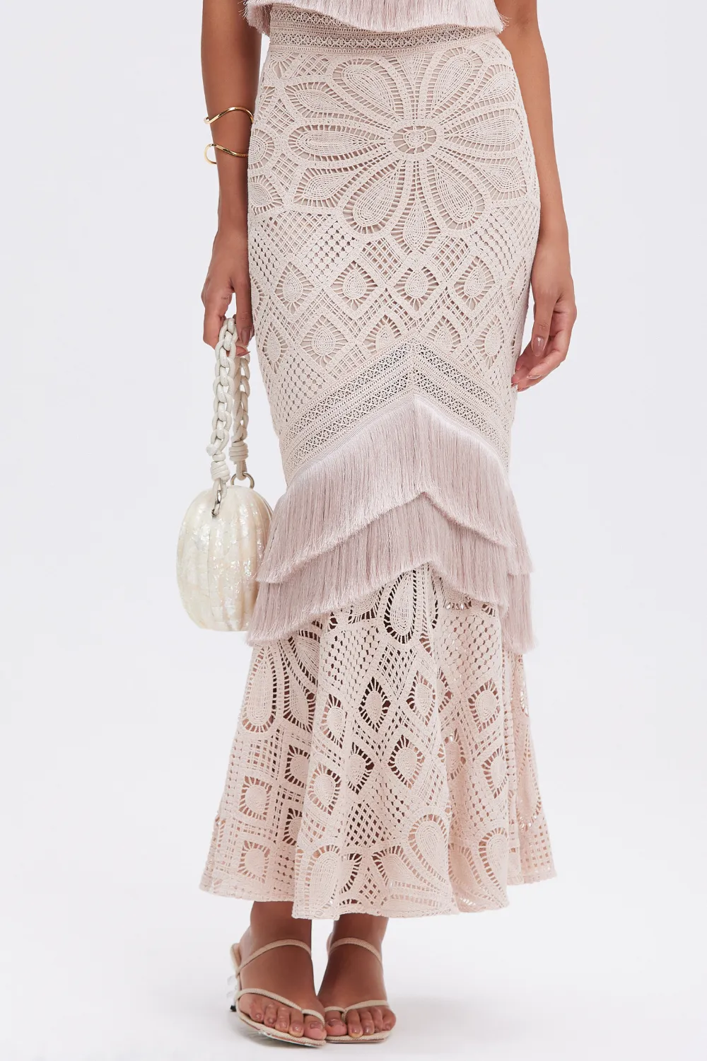 FLOWER CROCHET SKIRT