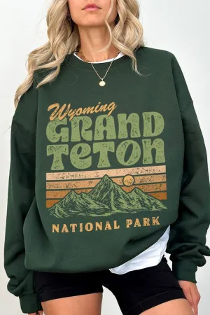 Grand Teton Sweatshirt in Forest