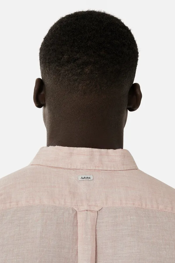 Industrie - The Tennyson Linen Shirt - Light Pink