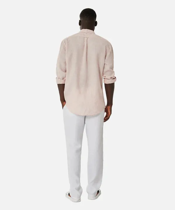 Industrie - The Tennyson Linen Shirt - Light Pink