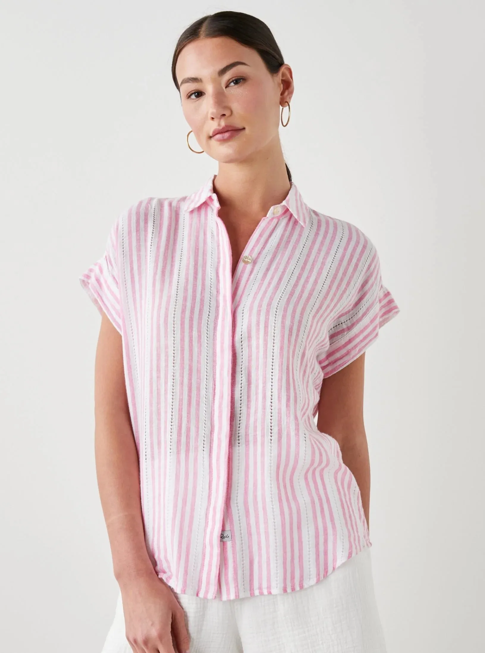 JAMIE SHIRT (BARNACLE STRIPE) - RAILS