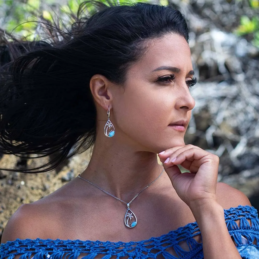 Larimar Island Breeze Earrings