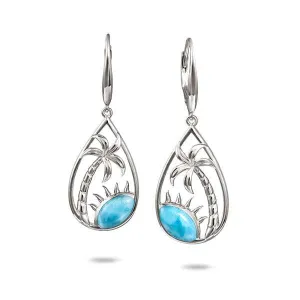Larimar Island Breeze Earrings