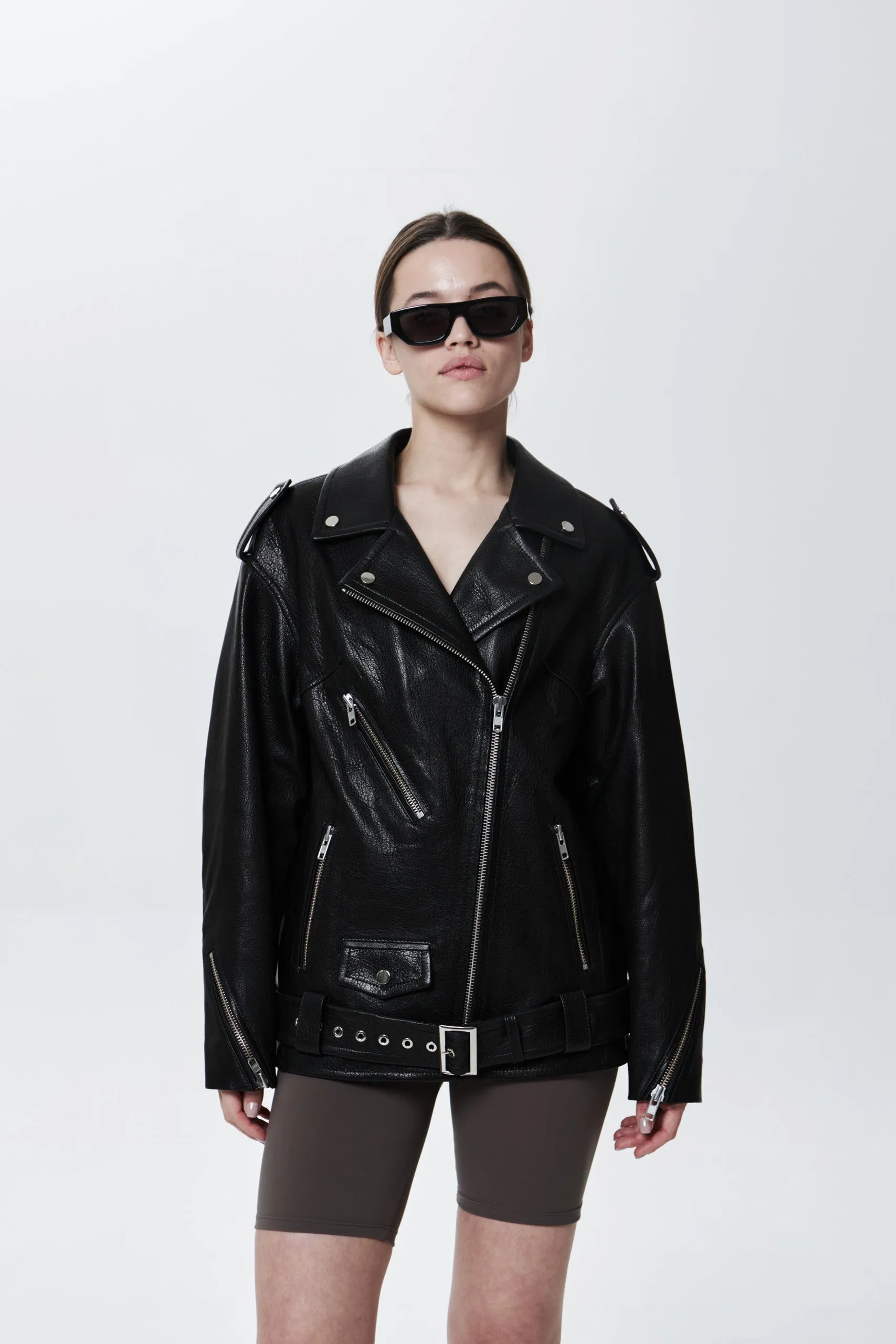 LEATHER BIKER JACKET VINTAGE