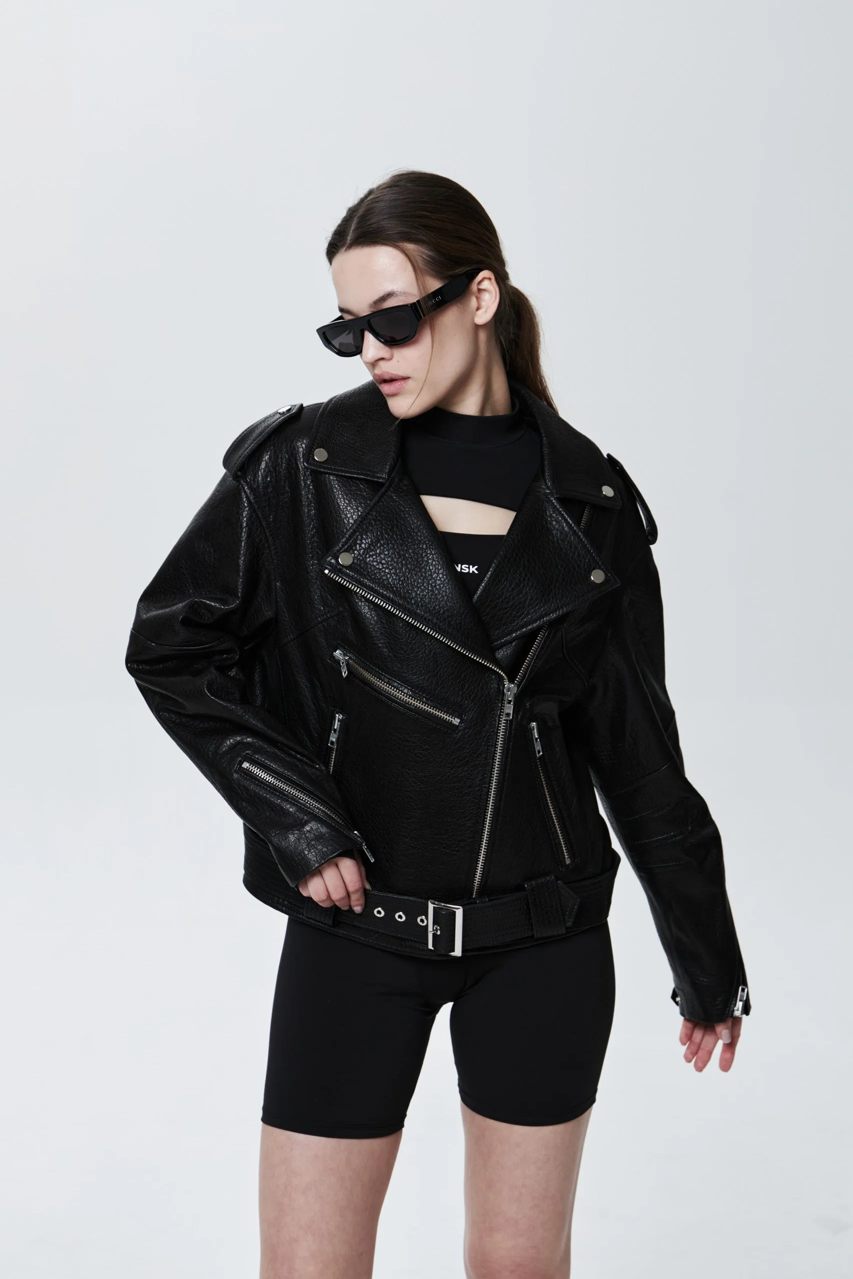 LEATHER BIKER JACKET VINTAGE